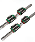Two Piece Square Linear Guide Rail Set 1250mm HGH15CA Bearing Motion Slider For CNC, 3D Printing, And Semiconductor Equipment, High Precision, Low Backlash, Stable Alignment, Durable Guide Core.