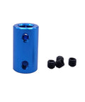 Rock Solid Aluminum Jaw Shaft Coupler 4Mm By 4Mm No Sweat Install smooth torque connector with screw set.