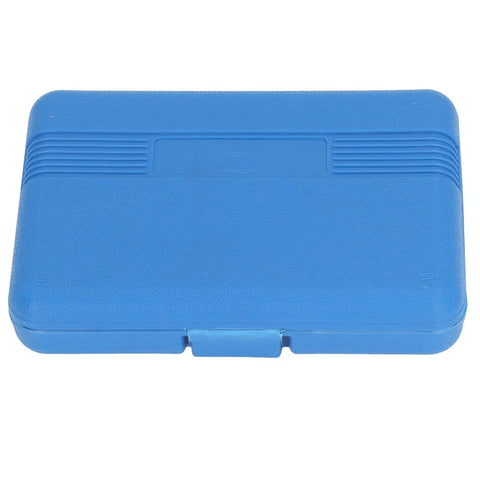 Complete Hex Bit Socket Set With 13 Essential Pieces Covering 2mm To 14mm With Versatile 1/4 3/8 And 1/2 Inch Drive box, blue plastic case.
