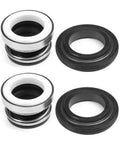 Two Pack 17mm Internal Diameter Shaft Seal Replacement Made From Alloy And Plastic 103-17 For Pump Shafts Water Pumps Spa Pools Works In Water Oil And Mildly Corrosive Fluids.