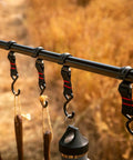 10 Pack Outdoor Camping Hook Hanger Set Portable Compact Size Clothes Storage Holder Lightweight Sturdy Hooks for Hiking Gear
