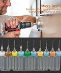 10 Piece PCB Drill Bit Set Tungsten Carbide Micro Bits for Circuit Board Holes 0.3mm to 1.2mm with Handy Storage Case