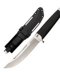 Outdoorsman Fixed Blade Knife With Six Inch VG 10 San Mai Blade Razor Sharp Straight Back with sheath
