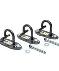 Heavy Duty Resistance Band Wall Anchor System For Home Gyms With Stretch Straps and Suspension Trainer Mount, solid steel wall hooks.