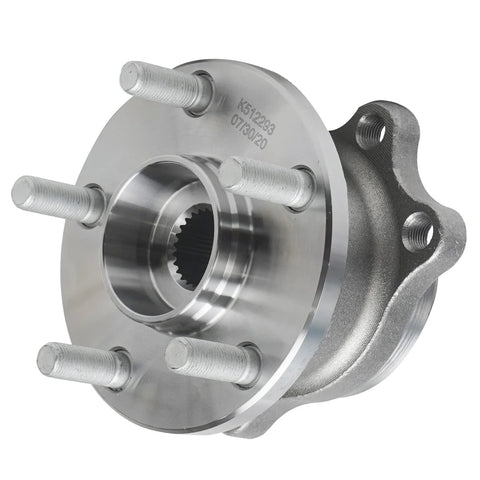 Front view of Rear Wheel Bearing Hub Assembly Pair For 2005-2009 Subaru Outback And Legacy, 5 Lug, M12x1.25, with ABS Encoder.