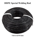4mm black HDPE welding rod for Heavy Duty 1600W Handheld Plastic Extruder Welder Gun For HDPE LDPE PP Pipe Welding