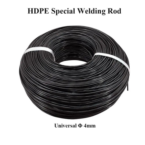 4mm black HDPE welding rod for Heavy Duty 1600W Handheld Plastic Extruder Welder Gun For HDPE LDPE PP Pipe Welding