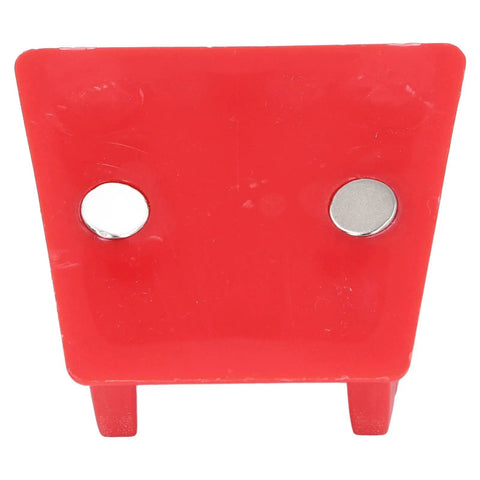 Premium Magnetic Soldering Station Cable Clamp Set With 5 Size Retardant Grips, red grip with magnets for quick wire hold.
