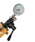 Close-up of gauge on 30 Ton Excavator Sleeve Pressing Machine for Shaft Sleeve Repair Heavy Duty Manual Press Up To 120mm