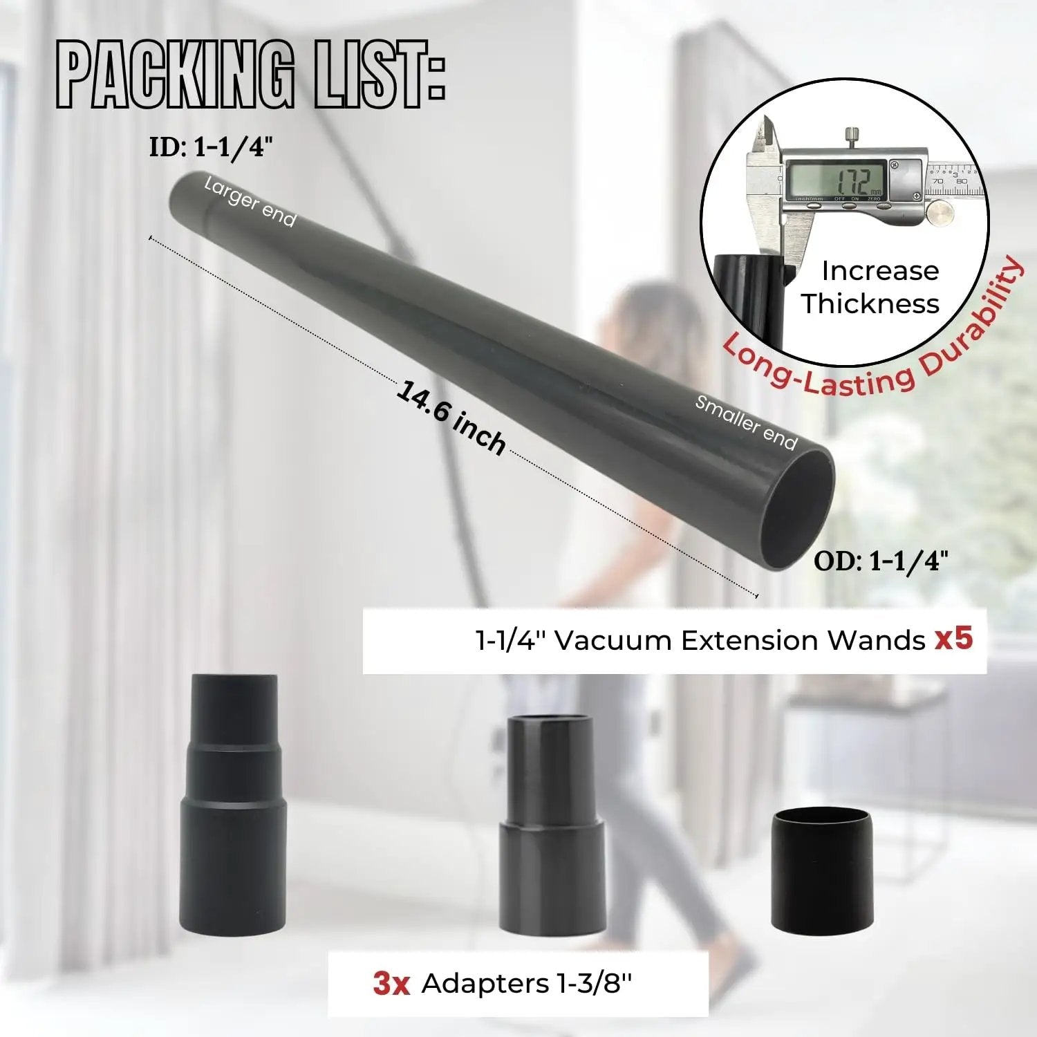VXB Bearings Vacuum Extension Wand - Thumbnail 5