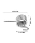 Heavy Duty Mop Bucket Spring Replacement Set Includes 6 Pieces Precision Stainless Steel Compression Springs For Side Press System, 8cm long spring.