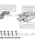 Stainless Steel Door Latch Sliding Lock Barrel Bolt 4.2 Inch Heavy Duty Security Latch For Doors with screws included