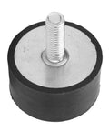 4 Pack Vibration Rubber Bobbin Mount Isolators With M8x23 Thread For Automotive Machinery Fitness Equipment Electronic Instruments Generators Motors Power Tools VE40x20 Durable Anti Vibration Isolators For Noise Reduction And Longevity, black rubber bobbin mount