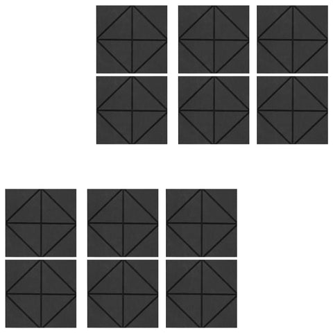 Top Shelf Premium Quality Polyester Acoustic Foam Wall Panels For Game Changing Room Vibes And Solid Sound Dampening Interior Tiles in a grid layout.