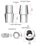 Heavy Duty 5/8 Inch Heim Joints Rod End Kit Built Damn Tough With Hard Chrome Plated Chromoly Steel for detailed components and measurements.