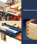 Rock Solid 12 Inch Wood Dovetail Jig Router Template For Dead Nuts Accurate Cabinet Joinery and Drawer Boxes in use.