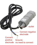 Beast 5 Meter High Head Submersible Water Pump For Ponds, Aquariums And Fountains, 600 LPH Flow At 12V, 1.2A, labeled cable connections