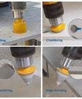 Premium Highdril Diamond Hole Saw Kit Featuring 11 Piece Core Drill Bit Set with Hex Chamfer during drilling and chamfering.