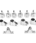 Premium Marine Grade 316 Stainless Steel Boat Hardware Kit With Slide Ends Hinges And Fitting Accessories Perfect For Upgrading Your Yacht Or Bimini Top Rigging In Saltwater Waters, 22mm parts