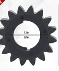 Starter Pinion Gear 695708 Replacement For Briggs Stratton Lawn Mower Engines Fits 280104 693058 1.5in gear size