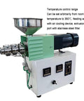 Desktop 3D Printer Filament Extruder Converts Plastic Waste Into Reliable Filament Supports ABS PLA PETG TPU With Tough Steel Screw, showing control panel and hopper.