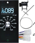 Upgrade Control Board Replacement For Pellet Grills With 8 Temperature Settings Digital Control Panel Kit shown with sensor probe