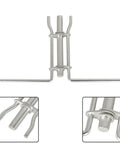 3 Piece Hydraulic Cylinder Piston Rod Seal U Cup Installation Tool Kit Stainless Steel Construction shown in close-up views.