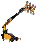 Heavy Duty Vacuum Glass Lifter With Powerful Electric Suction Grippers For No Sweat Large Panel Install And Commercial Job Site Handling Gear Quick Setup Solid Grip For Tough Daily Grinds, with six suction cups, extended arm, and wheels.
