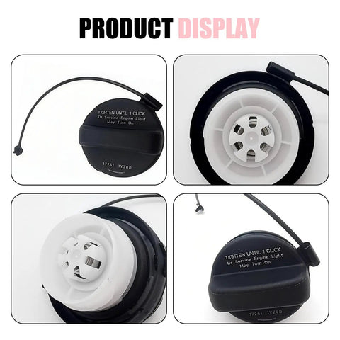 Nissan Infiniti Compatible Fuel Tank Cap With Tight Seal And Rubber Ring ABS Heat Resistant Port Cover With Screws in product display