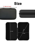 Hardcore Shockproof Hard Shell Case Compatible With Innioasis Y1 2.4 Inch Mp3 Player, showing size dimensions and design.