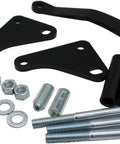 Hot Swap Power Steering Pump Setup For Classic Small Block Chevy V8 Engines Like The 305 And 350 Comes With Heavy Duty Long Water Pump Plus Crankshaft Pulley And Full Bracket Kit To Spice Up Your Old School Ride Today. steel bracket kit with bolts and spacers
