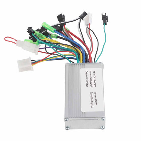Brushless Motor Controller For Electric Bikes And Scooters Auto Detect 24V 36V 250W Speed Regulator Replacement Part