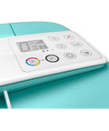 Close-up of the control panel of Certified Refurbished DeskJet 3755 Compact Wireless All In One Color Printer With Instant Ink Ready Utility