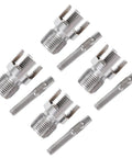 Heavy Duty Internal External Pipe Threading Tool For Half Inch Pvc And Ppr Lines, includes steel threading heads with shanks.
