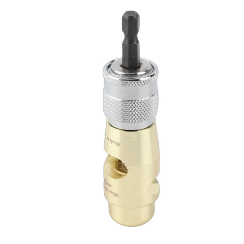 Jauarta Zinc Alloy Wire Twisting Tool Stripper For Electric Drill Winding Connector, durable cord joiner attachment for electricians.
