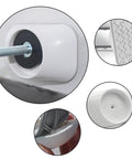 Hella Sturdy Baby Gate Extender Kit Four Pack M8 Threaded Spindle Rods, close-up of wall guard and screw connection.