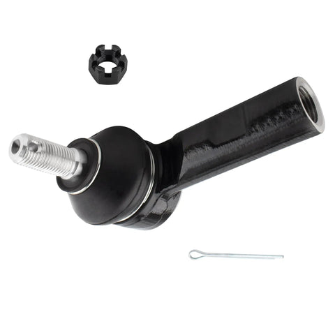 Front Outer Tie Rod Ends Left And Right For Pontiac Vibe And Toyota Matrix 2003 2008 ES3713 Set Of 2 Durable Steering Linkage For Smooth Responsive Ride black steel outer tie rod end with castle nut and cotter pin