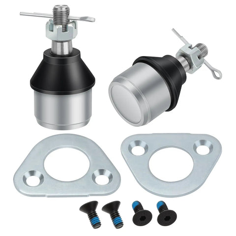 Beefy Ball Joint And Bracket Kit 2-Pack For Sportsman ATV Models showing ball joints, brackets, screws, and lock nuts