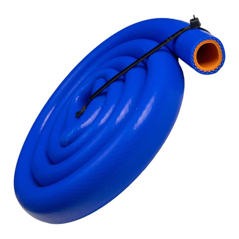 ZIMFLEX blue silicone heater hose, reinforced, 3/4 in ID x 5 ft