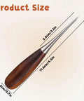 Heavy Duty Leather Working Awl, 4.6 inch size and walnut handle, designed for precise marking in bookbinding and woodworking.