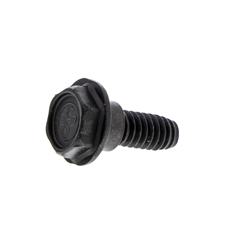 Dang Tough Replacement Shoulder Screw Fits Electric Mini Rider Ft24 Cc760 Walk Behind Mowers, heavy duty steel, close-up view.
