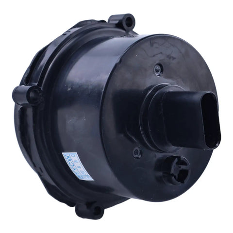 Top Shelf Thermal System Supermanifold Coolant Pump For Tesla Model Y 3 S X, high-performance black plastic assembly.