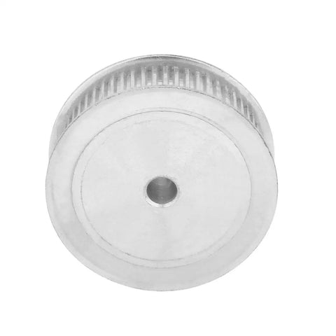 Top view of Beefy Aluminum MXL 60 Tooth Timing Belt Pulley With 6mm Bore Synchronous Wheel For 10mm Wide Belts Built For 3D Printers And CNC Machines
