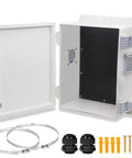 Outdoor Waterproof Electrical Junction Box Weatherproof Nema Enclosure Made From Durable ABS Plastic with Ventilated Design