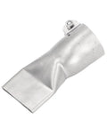 Stainless Steel 40mm Flat Wide Mouth Welding Nozzle That Is Totally Durable And Leak Proof For Hot Air Plastic Sheet PVC PP Joining Jobs, silver finish nozzle.