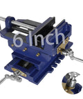 Heavy Duty Cast Iron Drill Press Vise Featuring Six Inch Max Jaw Opening And Slick Two Way Xy Sliding Base for secure clamping.