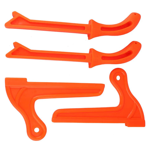 Four Pack Table Saw Push Blocks Orange Safety Plastic Woodworking Push Sticks With Ergonomic No Slip Grips Easy Glide On Table Saw And Jointer