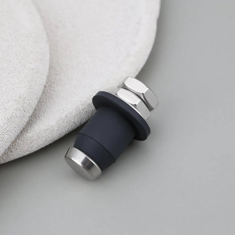 Single probe from 4 Pack RV Water Tank Level Sensors with 5mm Screw In Probes, resting on fabric, close-up view showing durable design.