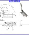 110 Degree Limit Hinge In 304 Stainless Steel For Industrial Cabinet Doors Concealed Corner Support Built Tough Heavy Duty