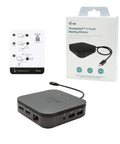 Level Up Your Road Ready Gear With This Thunderbolt 3 Travel Dock, featuring USB ports and HDMI for dual 4K support.